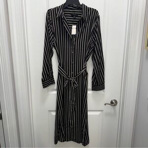 NWT Banana Republic Button Front Midi Dress